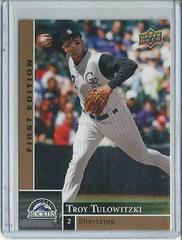 Troy Tulowitzki #93 Baseball Cards 2009 Upper Deck First Edition Prices