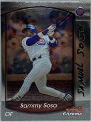 Sammy Sosa #121 Baseball Cards 2000 Bowman Prices