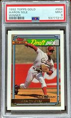 Aaron Sele [Winner] #504 Baseball Cards 1992 Topps Gold Prices