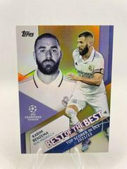 Karim Benzema [Gold] #BB-1 Soccer Cards 2022 Topps UEFA Club Competitions Best of the Best Prices