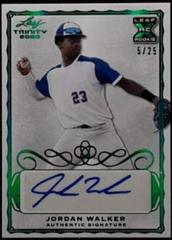Jordan Walker [Green] #A-JW1 Baseball Cards 2020 Leaf Trinity Autographs Prices