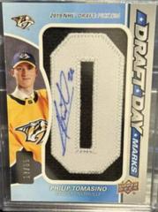 Philip Tomasino #DDM-PT Hockey Cards 2021 SP Game Used Draft Day Marks Autographs Prices