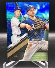 Corey Seager [Class 3 Blue] #35 Baseball Cards 2019 Topps Gold Label Prices