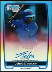 Jorge Soler [Autograph Refractor] #BCAJSO Baseball Cards 2012 Bowman Chrome Prospects Prices