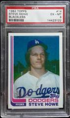 Steve Howe [Blackless] #14 Baseball Cards 1982 Topps Prices