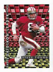 Steve Young #10 Football Cards 1995 Fleer Gridiron Leaders Prices