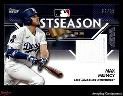 Max Muncy #PPR-MM Baseball Cards 2023 Topps Postseason Performance Relics Prices