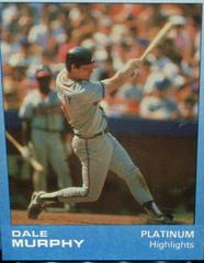 Dale Murphy [Highlights] #118 Baseball Cards 1988 Star Platinum Edition Prices
