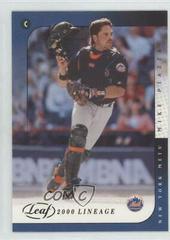 Mike Piazza [Lineage] #86 Baseball Cards 2002 Leaf Prices