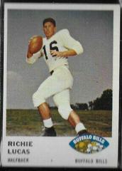 Richie Lucas Football Cards 1961 Fleer Prices