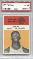 Walt Bellamy Basketball Cards 1961 Fleer Prices
