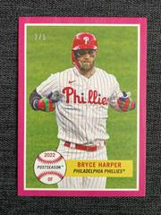 Bryce Harper [Pink] #5 Baseball Cards 2022 Topps Throwback Thursday Prices