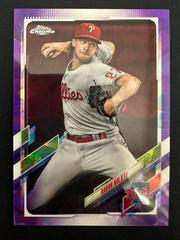 Aaron Nola [Purple] #537 Baseball Cards 2021 Topps Chrome Sapphire Prices