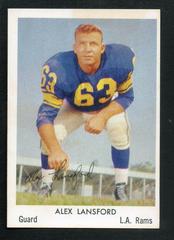 Alex Lansford Football Cards 1959 Bell Brand Rams Prices