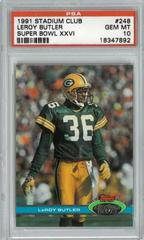 LeRoy Butler [Super Bowl XXVI] #248 Football Cards 1991 Stadium Club Prices