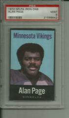 Alan Page Football Cards 1972 NFLPA Iron Ons Prices