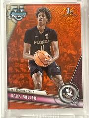 Baba Miller [Orange Shimmer] #100 Basketball Cards 2023 Bowman Chrome University Prices