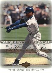 Ken Griffey Jr. #57 Baseball Cards 2002 Upper Deck Honor Roll Prices