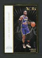 LeBron James [Metal Frame FOTL] Basketball Cards 2021 Panini Noir Prices
