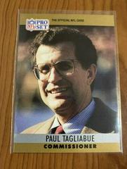 Paul Tagliabue [Commemorative] Football Cards 1990 Pro Set Prices