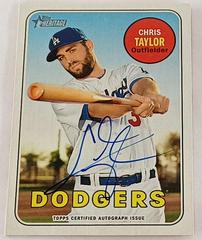 Chris Taylor Baseball Cards 2018 Topps Heritage Real One Autographs Prices