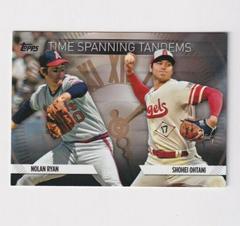 Shohei Ohtani, Nolan Ryan [Gold] Baseball Cards 2023 Topps Update Time Spanning Tandems Prices