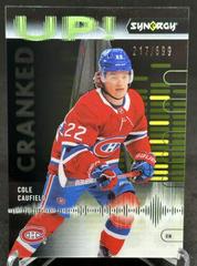 Cole Caufield #CU-CA Hockey Cards 2022 Upper Deck Synergy Cranked Up Prices