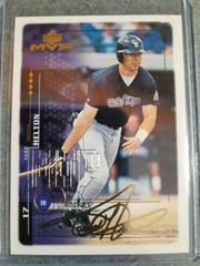 Todd Helton [Super Script] Baseball Cards 1999 Upper Deck MVP Prices