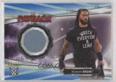 Roman Reigns [Blue] Wrestling Cards 2021 Topps WWE Mat Relics Prices
