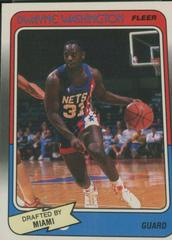 Dwayne Washington #71 Basketball Cards 1988 Fleer Prices
