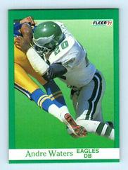 Andre Waters #335 Football Cards 1991 Fleer Prices