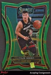 Tyler Herro [Die Cut Green Prizm] Basketball Cards 2019 Panini Select Prices