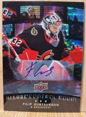 Filip Gustavsson [Autograph] Hockey Cards 2021 Upper Deck Allure Control Room Prices