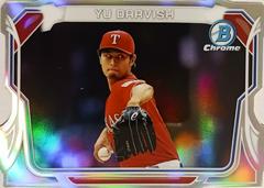 YU Darvish [Die Cut Gold Wave] Baseball Cards 2014 Bowman Chrome Mini Chrome Prices