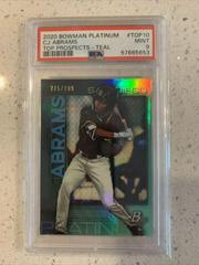 CJ Abrams [Teal] #TOP-10 Baseball Cards 2020 Bowman Platinum Top Prospects Prices