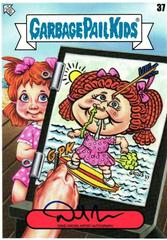 Carrie -cature [Foilfractor Autograph] #37a Garbage Pail Kids at Play Prices