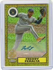 Freddy Peralta [Autograph] #T87C2-48 Baseball Cards 2022 Topps Silver Pack 1987 Chrome Series 2 Prices