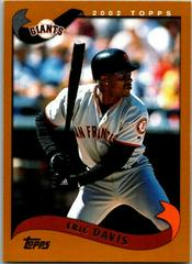 Eric Davis #26 Baseball Cards 2002 Topps Prices