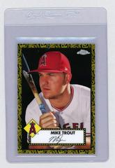 Mike Trout [Black Gold] Baseball Cards 2021 Topps Chrome Platinum Anniversary Prices