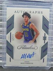Max Christie #25 Basketball Cards 2022 Panini Flawless Rookie Autograph Prices