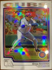 Greg Maddux [Refractor] #T45 Baseball Cards 2004 Topps Chrome Traded Prices