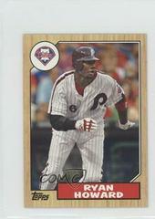 Ryan Howard #TM-27 Baseball Cards 2012 Topps 1987 Minis Prices