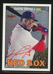 David Ortiz [Red Ink] Baseball Cards 2016 Topps Heritage Real One Autographs Prices