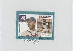 Hank Aaron Baseball Cards 1988 Grenada Baseball Stamps Prices