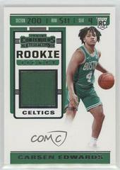 Carsen Edwards Basketball Cards 2019 Panini Contenders Rookie Ticket Swatches Prices