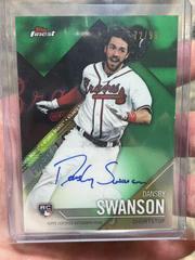 Dansby Swanson [Green Refractor] Baseball Cards 2017 Topps Finest Firsts Autographs Prices