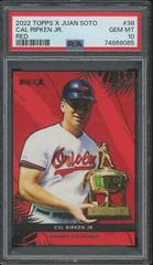 Cal Ripken Jr. [Red] #38 Baseball Cards 2022 Topps X Juan Soto Prices