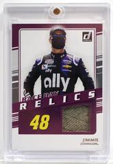 Jimmie Johnson #RDR-JJ Racing Cards 2021 Panini Donruss Nascar Race Day Relics Prices