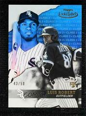 Luis Robert [Class 3 Blue] #79 Baseball Cards 2020 Topps Gold Label Prices
