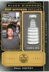 Paul Coffey [Gold] Hockey Cards 2022 Upper Deck Black Diamond Cup Winners Patches Prices